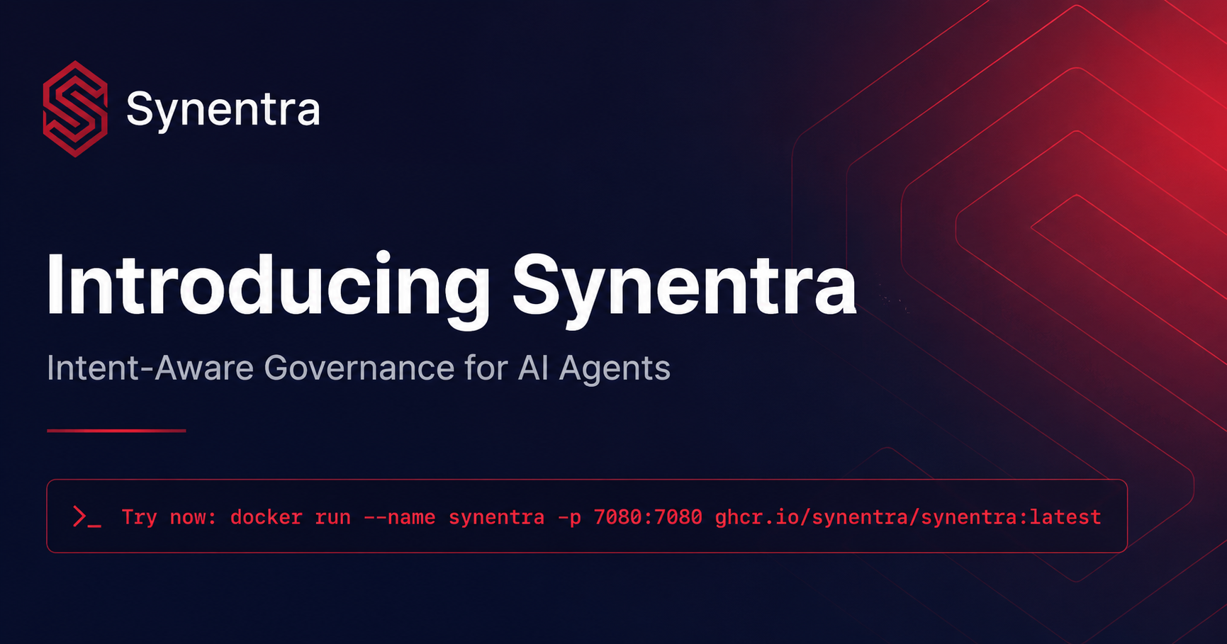 Introducing Synentra - Intent-Aware Governance for Autonomous AI Agents